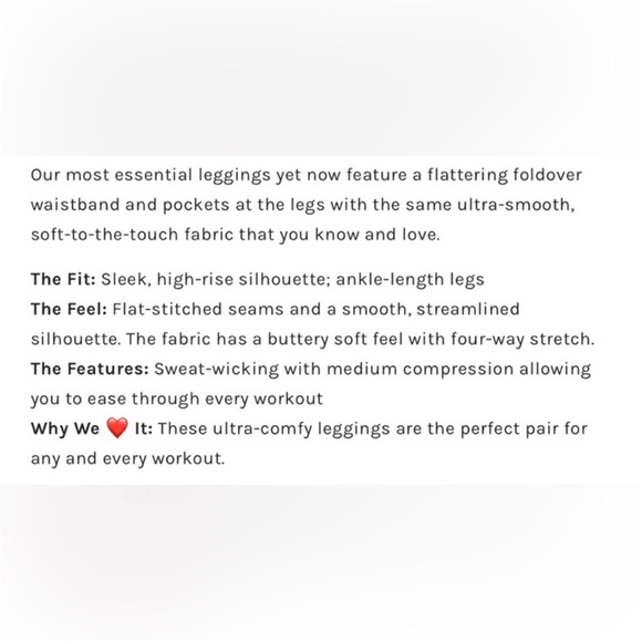 NEW Free People Movement Never Better Foldover Leggings Oxford Blue Size M NWOT - Picture 6 of 11